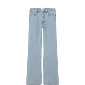 High-Rise Denim Flared Jeans