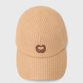 Ecap  Raffia Effect Baseball Cap