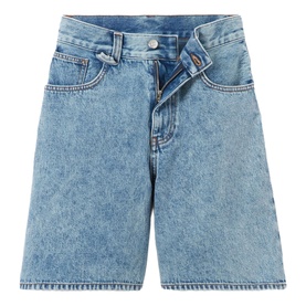 Stonewash Denim Shorts