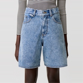 Stonewash Denim Shorts