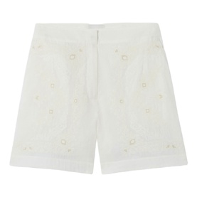 Embroidered Logo Shorts