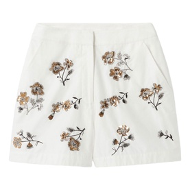 Floral Embellished Shorts