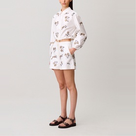 Floral Embellished Shorts