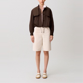 Cropped Bomber Jacket