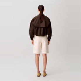 Cropped Bomber Jacket