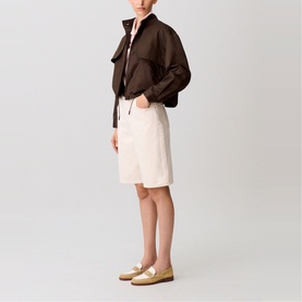 Cropped Bomber Jacket