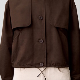 Cropped Bomber Jacket