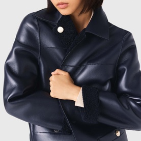 Reversible Faux Shearling Coat