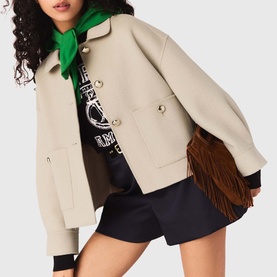Pleated Back Jacket