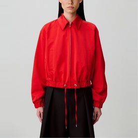 Drawstring Blouson Jacket