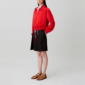 Drawstring Blouson Jacket
