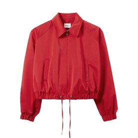 Drawstring Blouson Jacket