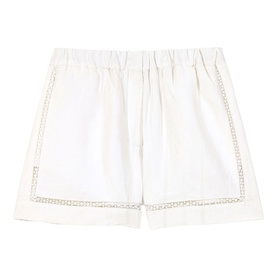 Embroidered Trim  Shorts