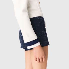 Check Asymmetric Skort