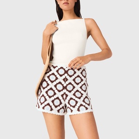 Floral Crochet Shorts
