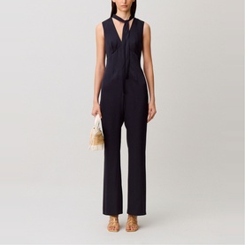 Tie Neck Jumpsuit