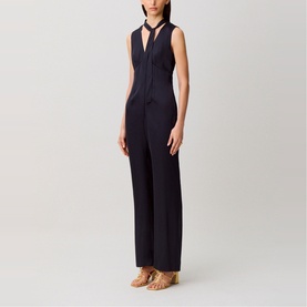 Tie Neck Jumpsuit
