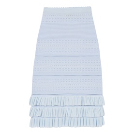 Ruffled Knitted Skirt
