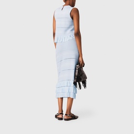 Ruffled Knitted Skirt