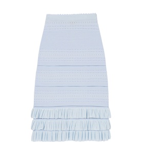 Ruffled Knitted Skirt