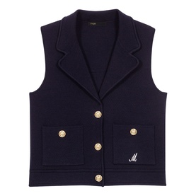 Knitted Polo Cardigan