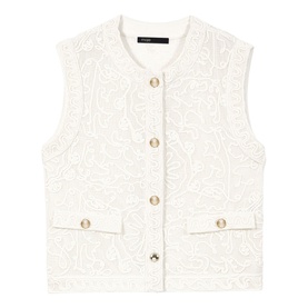 Floral Lace Waistcoat Top