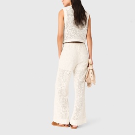 Floral Lace Waistcoat Top