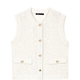 Floral Lace Waistcoat Top
