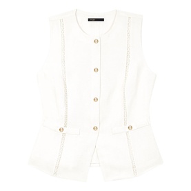 Embroidered Waistcoat Top