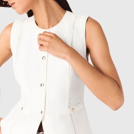 Embroidered Waistcoat Top