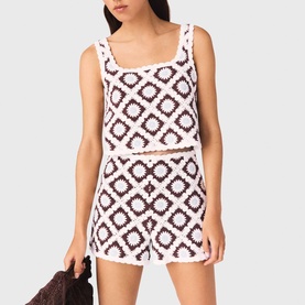 Floral Crochet Tank Top