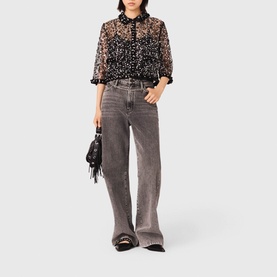 Embellished Cropped Shirts