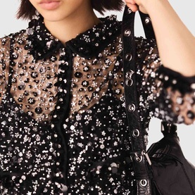 Embellished Cropped Shirts