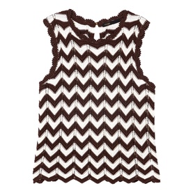 Zig Zag Crochet Tank Top