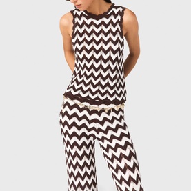 Zig Zag Crochet Tank Top