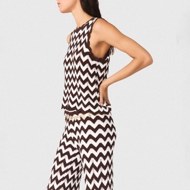 Zig Zag Crochet Tank Top