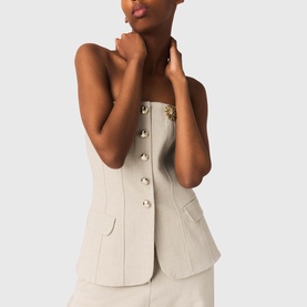 Tailored Bustier Top