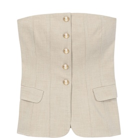 Tailored Bustier Top