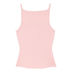 Back Logo Ribbed Tank Top