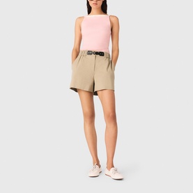 Back Logo Ribbed Tank Top