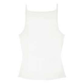 Back Logo Ribbed Tank Top