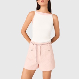Back Logo Ribbed Tank Top