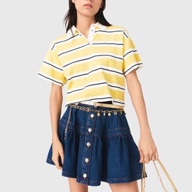 Logo Striped Polo Shirt