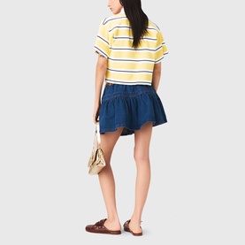 Logo Striped Polo Shirt