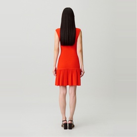 Pleated Mini Dress