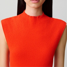 Pleated Mini Dress