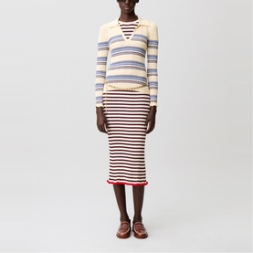 Stripe Rib Knit Top