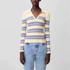 Stripe Rib Knit Top