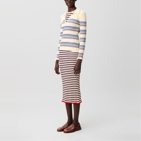 Stripe Rib Knit Top