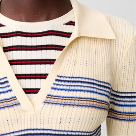 Stripe Rib Knit Top
